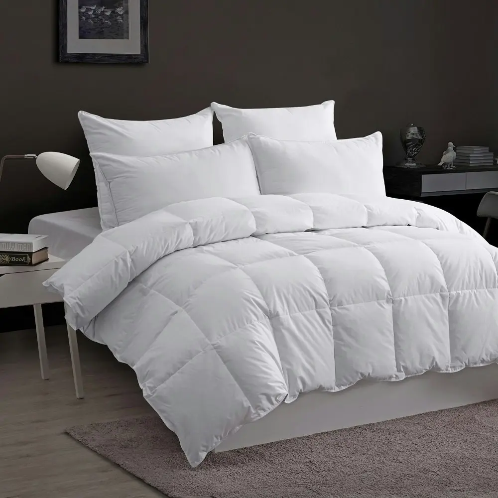 Dreamaker 100% Goose Down Fibre Quilt King Single Bed