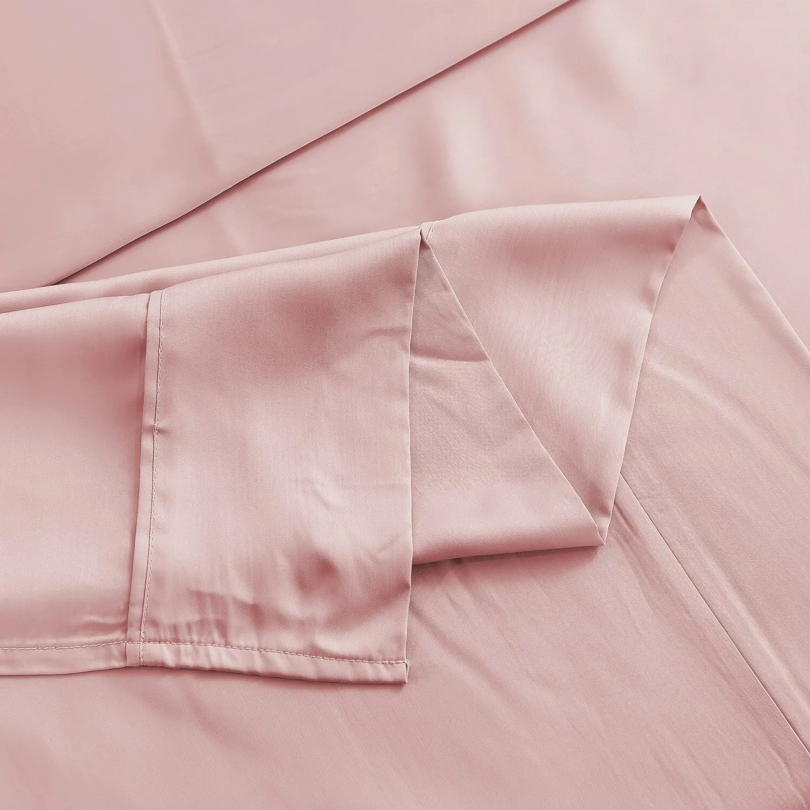 Natural Home Bamboo Sheet Set Blush Pink Double Bed