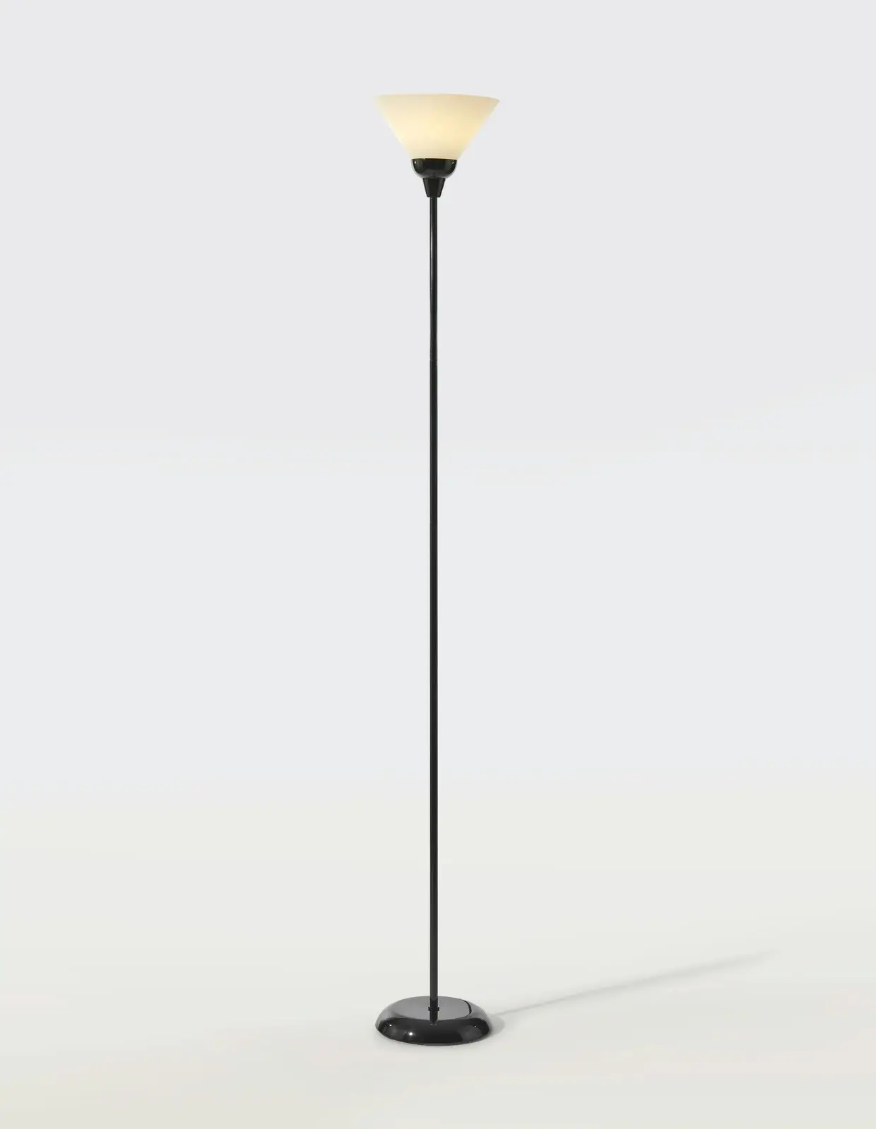 Sherwood Lighting Free Standing Uplighter Floor Lamp Black and White