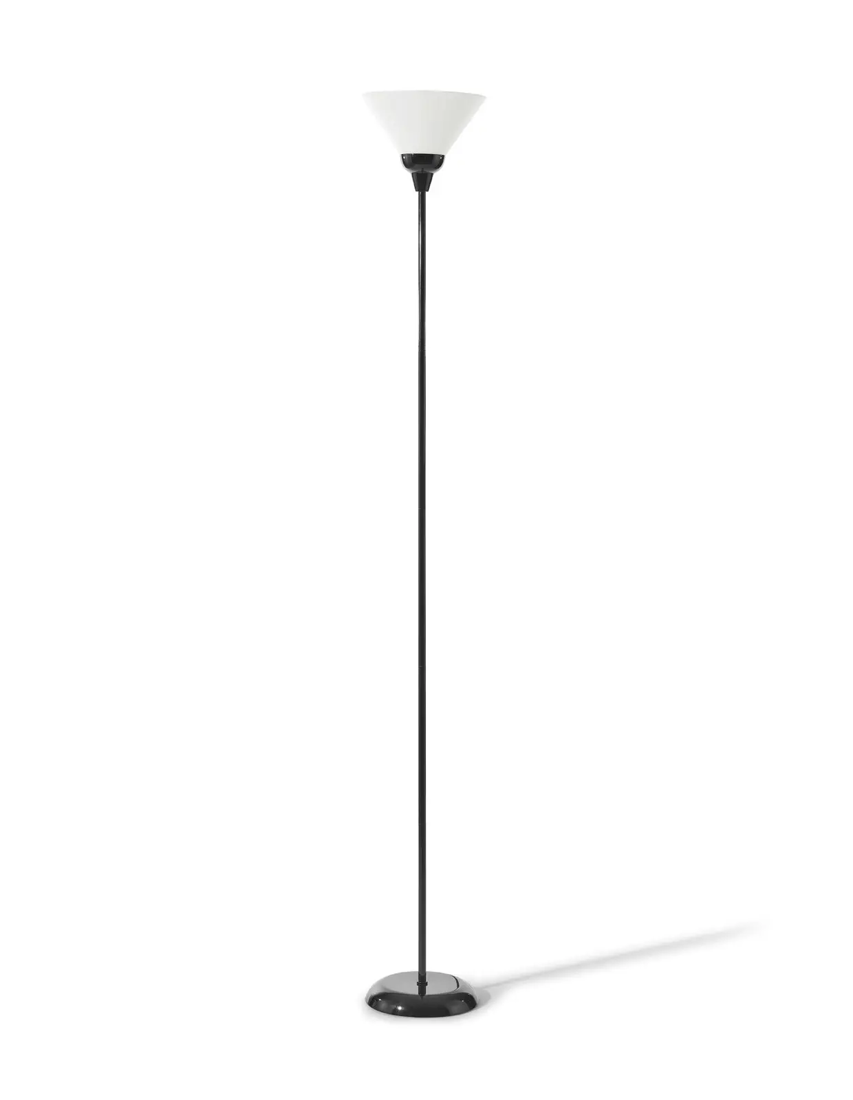 Sherwood Lighting Free Standing Uplighter Floor Lamp Black and White