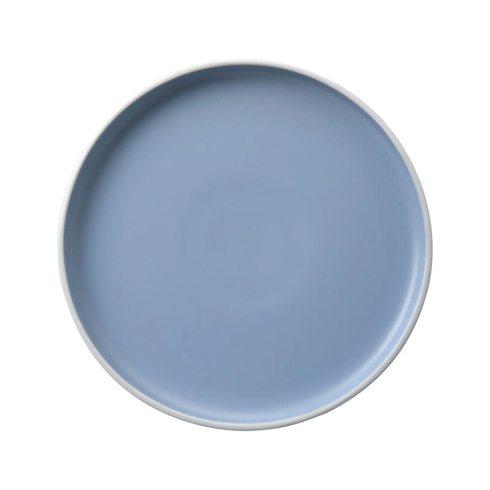 Cadence & Co. Muse 12-Piece Dinner Set Matte Glaze Sky Blue/White 4 person