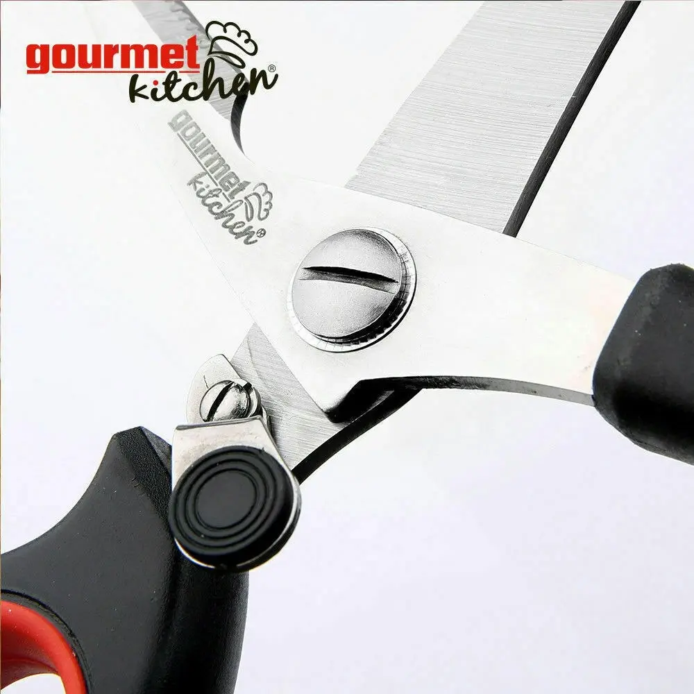 Gourmet Kitchen Multi Purpose Kitchen Scissors - Silver