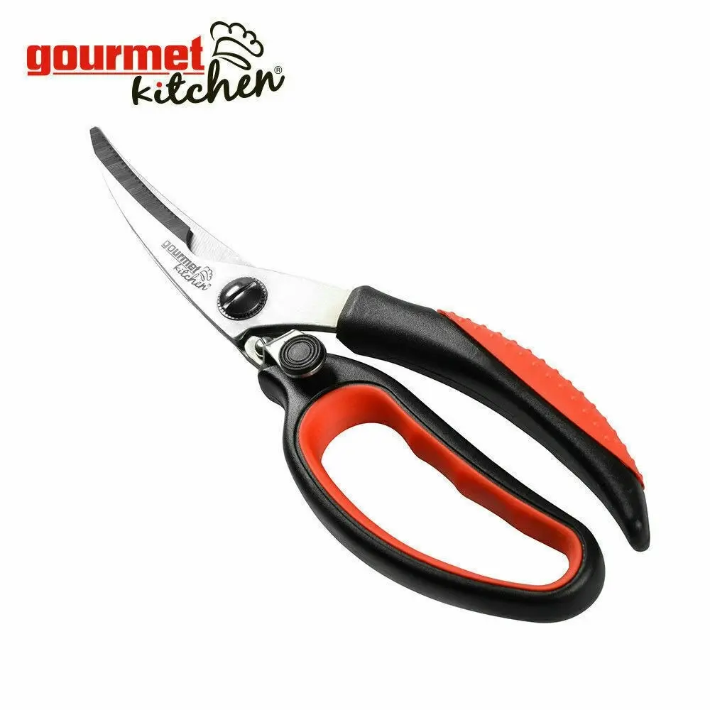 Gourmet Kitchen Multi Purpose Kitchen Scissors - Silver