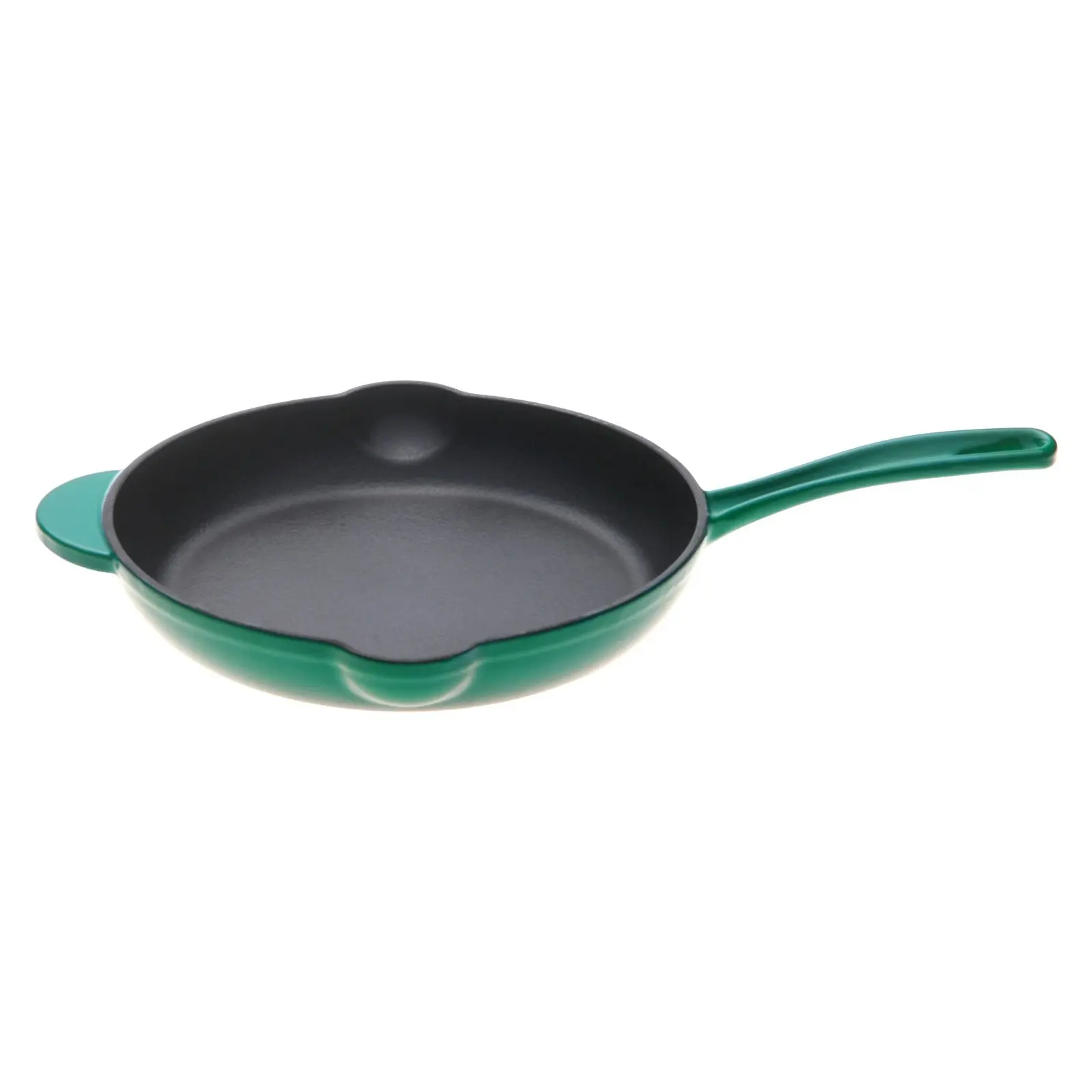 Gourmet Kitchen Cast Iron Fry Pan 26cm Eden Green