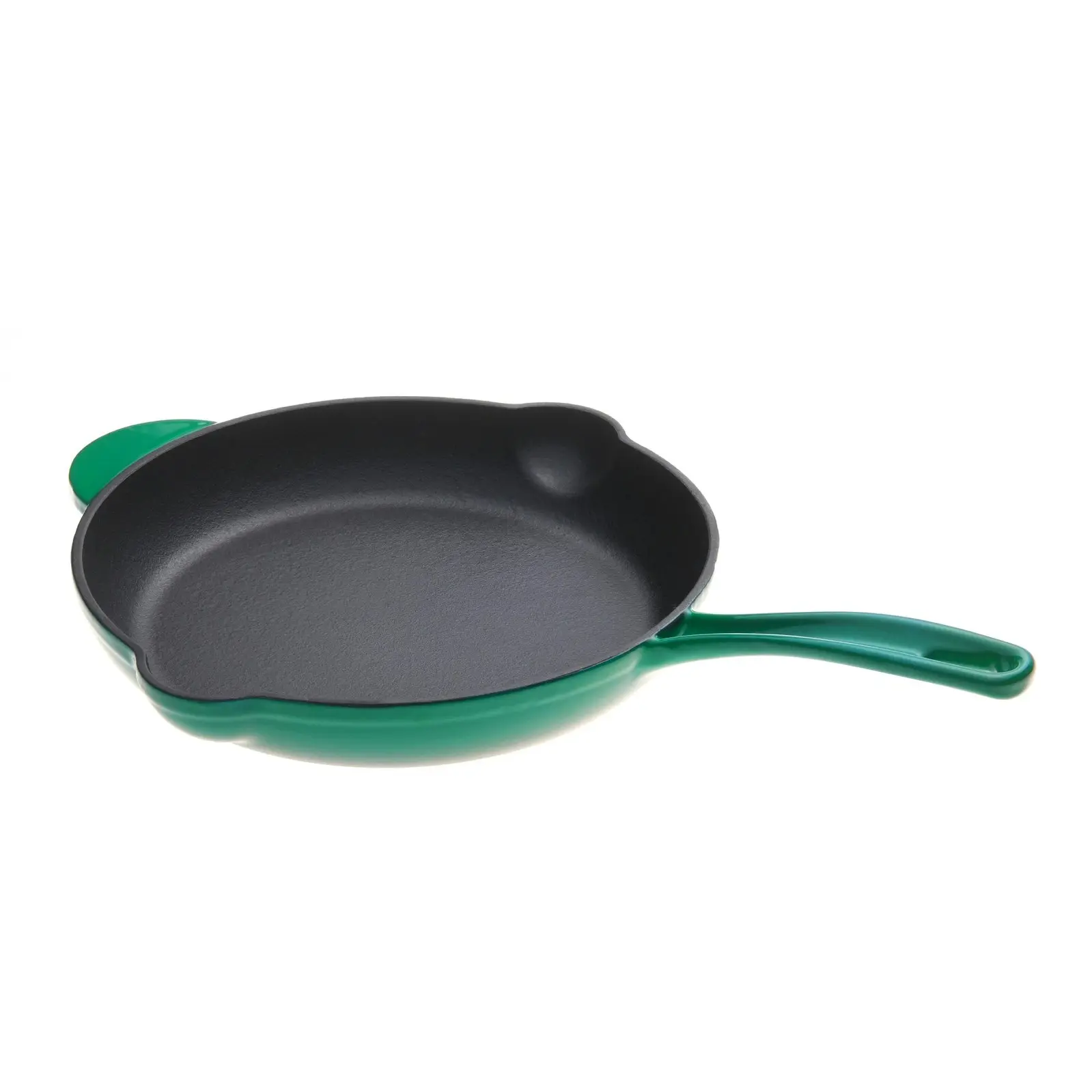 Gourmet Kitchen Cast Iron Fry Pan 26cm Eden Green