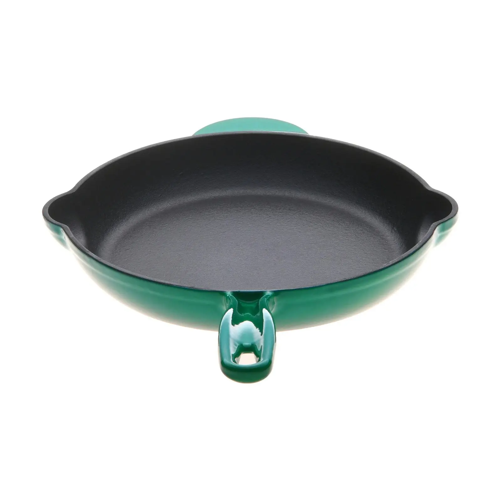 Gourmet Kitchen Cast Iron Fry Pan 26cm Eden Green