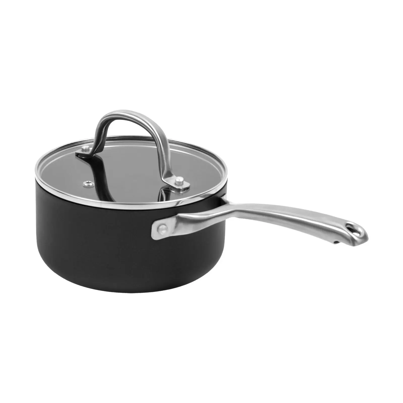 Gourmet Kitchen Meteore Non-Stick Saucepan with Flat Lid 16cm