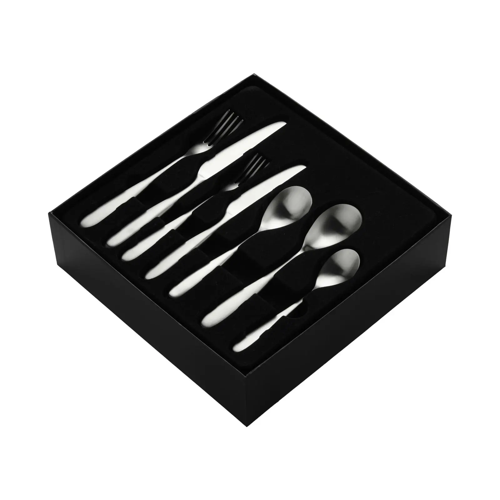 Sherwood Nouveau 42 Piece Cutlery Set Matte Silver