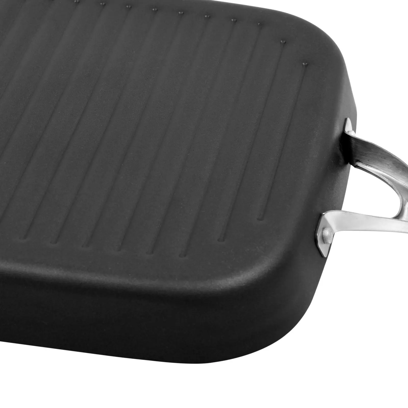 Gourmet Kitchen Meteore Non-Stick Square Grill Pan 28cm