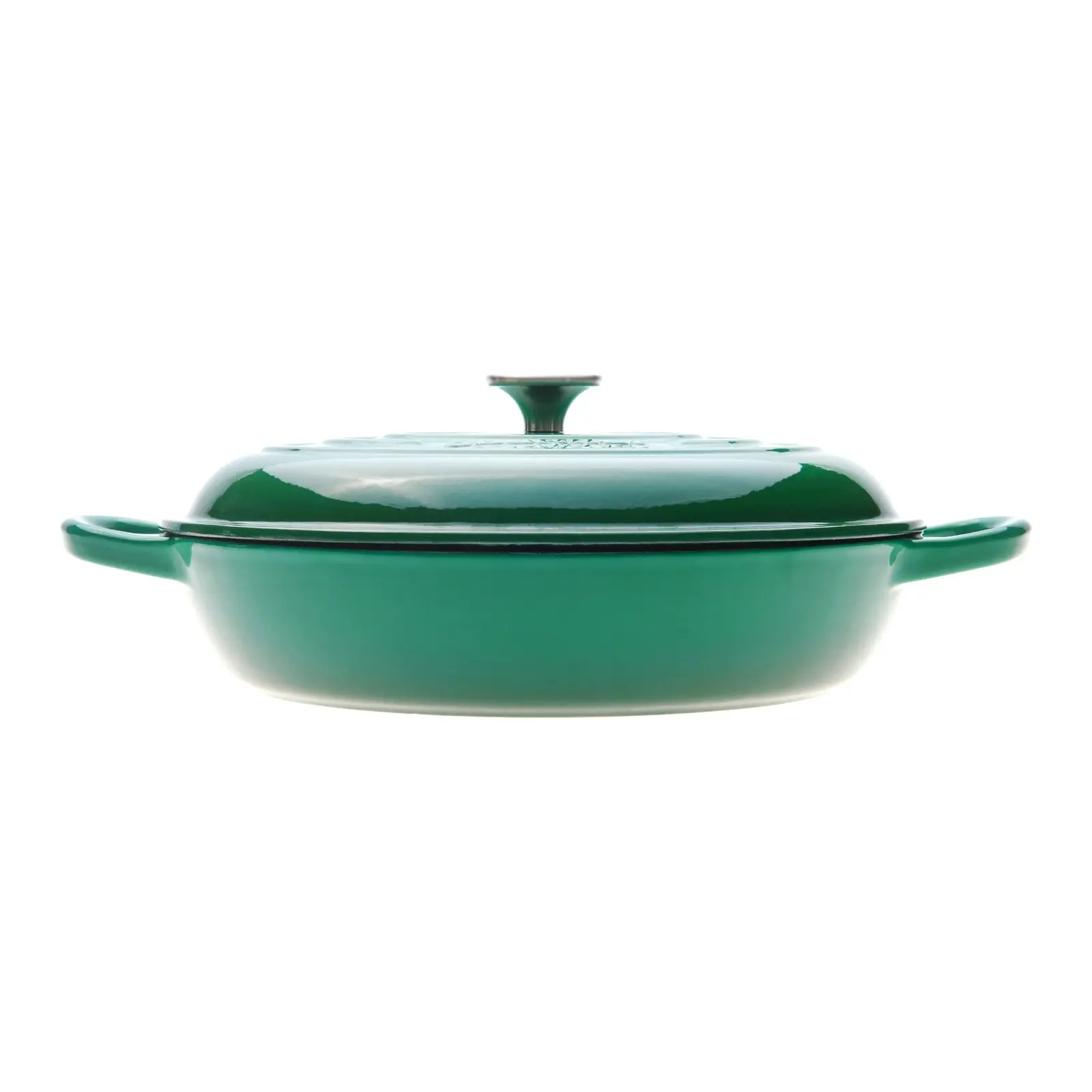 Gourmet Kitchen Cast Iron Shallow Casserole 30cm Eden Green