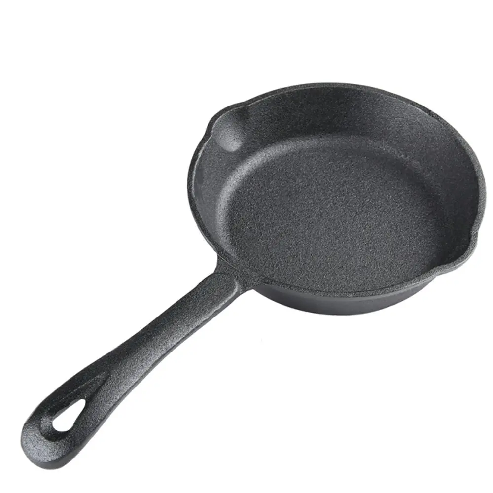 Gourmet Kitchen 17cm Cast Iron Pan with Vegetable Oil Coating  Cast Iron Skillet