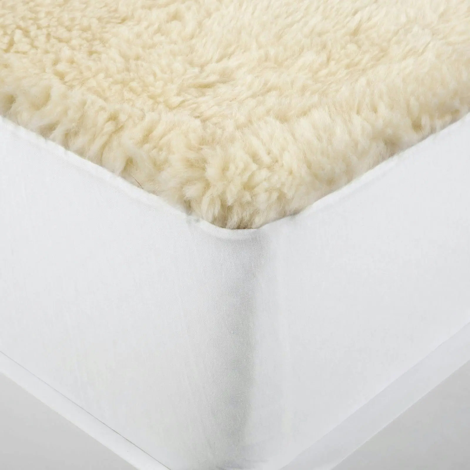 Wooltara 350Gsm Washable Alpaca Wool Fleece Underlay - King Bed