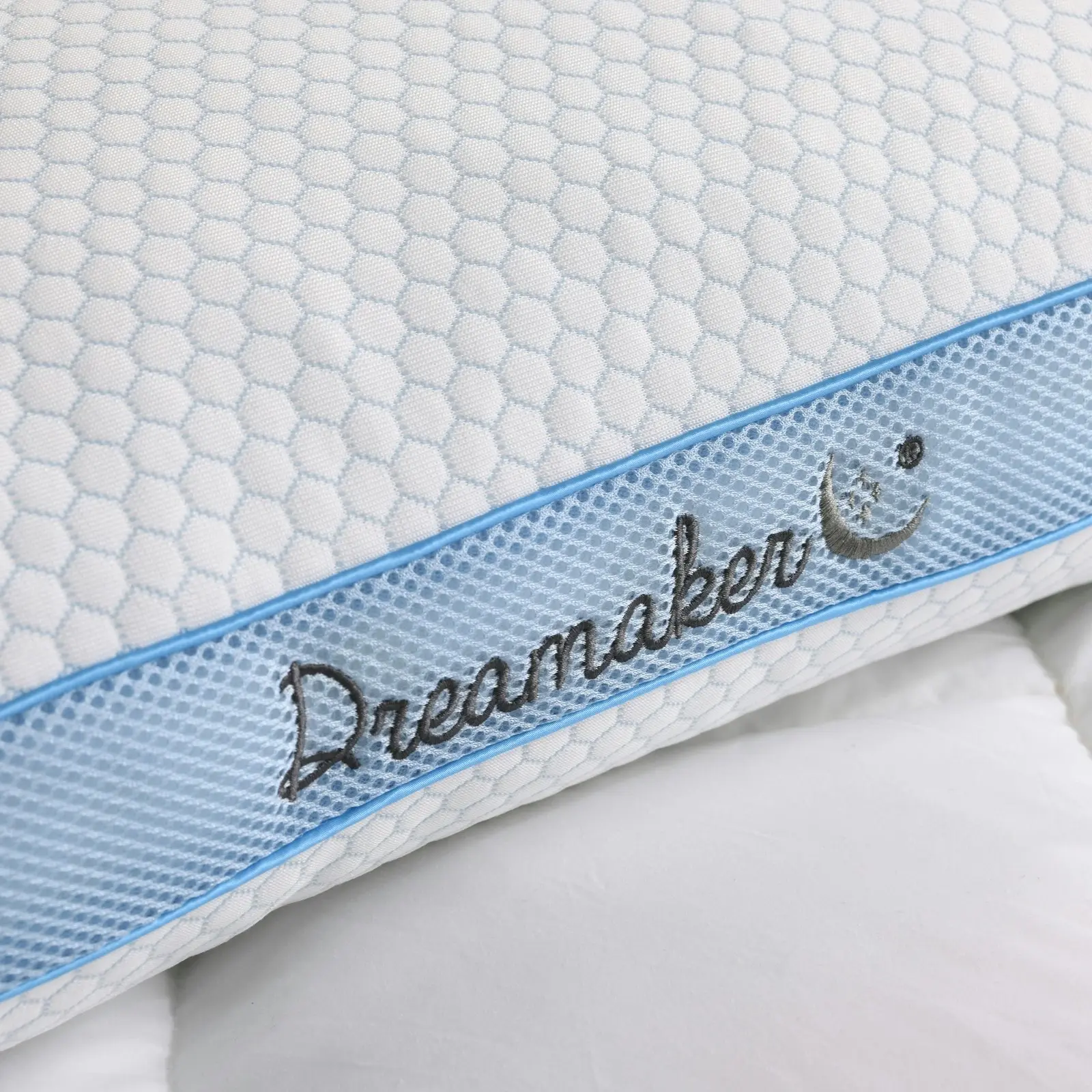 Dreamaker Cool Breathe Memory Fibre Mesh Gusset Pillow 66 x 42 cm