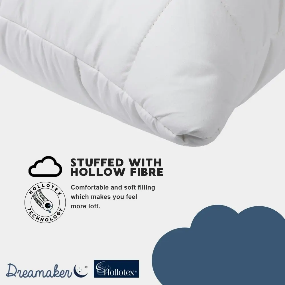 Dreamaker Australian Washable Wool Surround Pillow 48x73cm