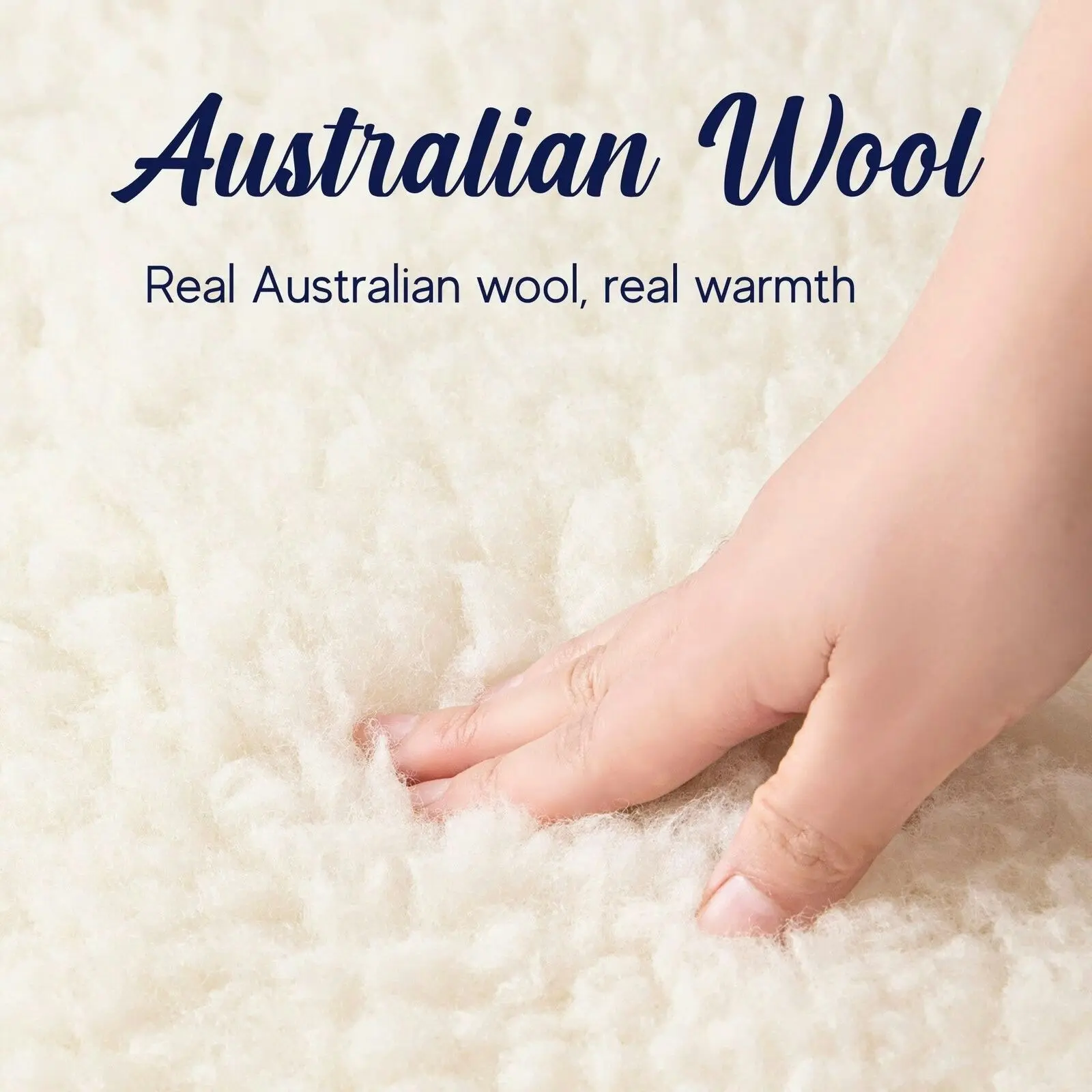 Dreamaker Australian Wool Fleece Electric Blanket King Bed