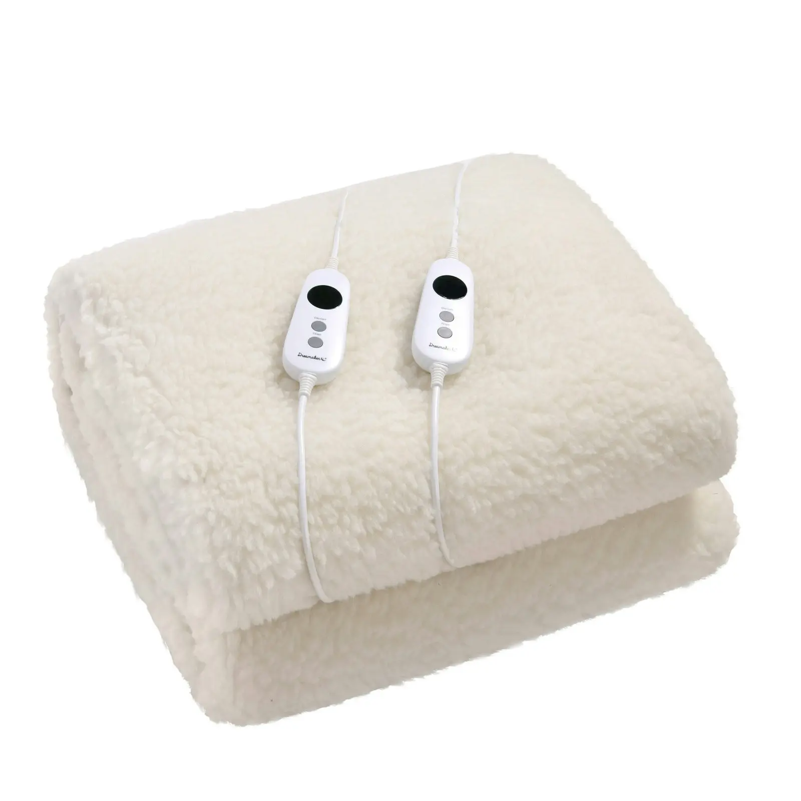 Dreamaker Australian Wool Fleece Electric Blanket King Bed