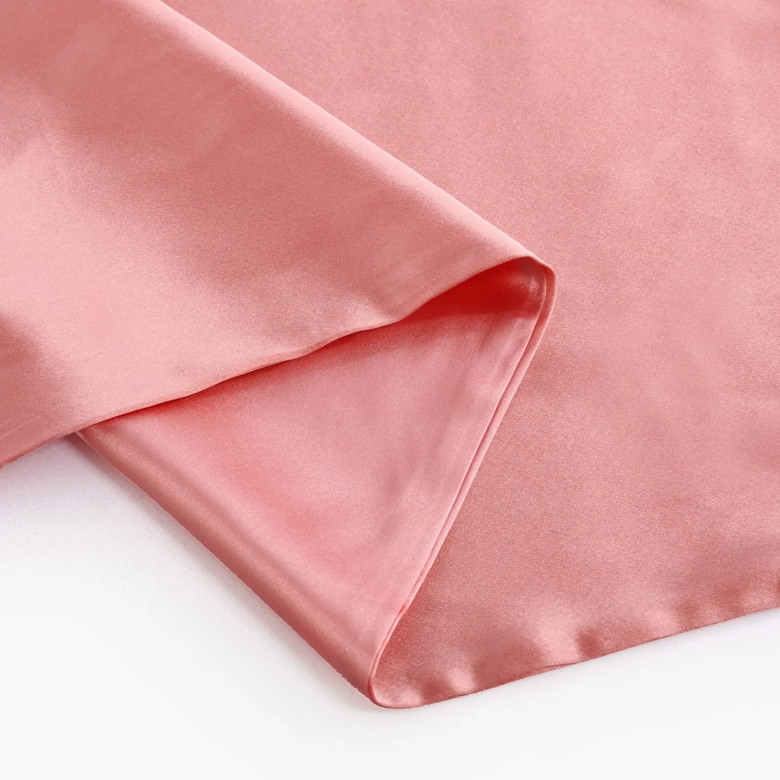 Natural Home Luxe Mulberry Silk Pillowcase 25 Momme Standard Pillowcase 48 x 73cm - Blush