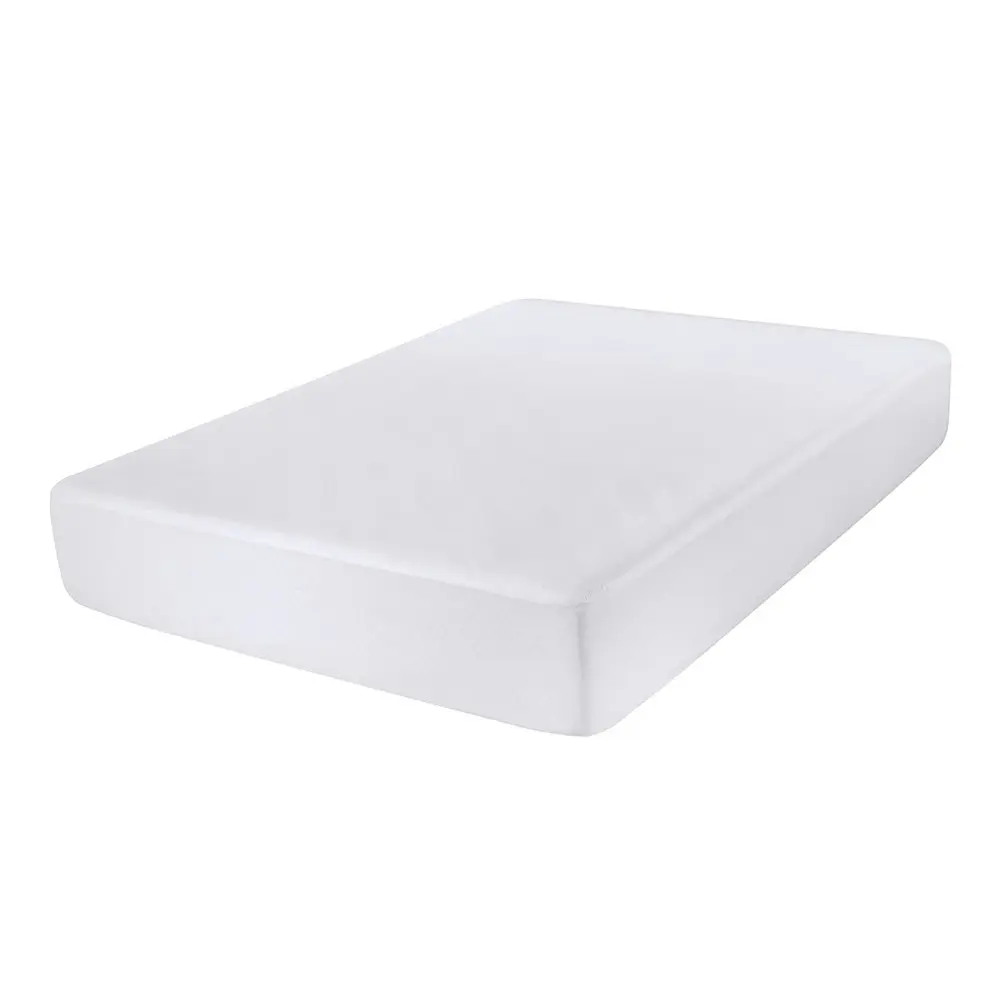 Dreamaker Bamboo Cotton Jersey Waterproof Mattress Protector Single Bed