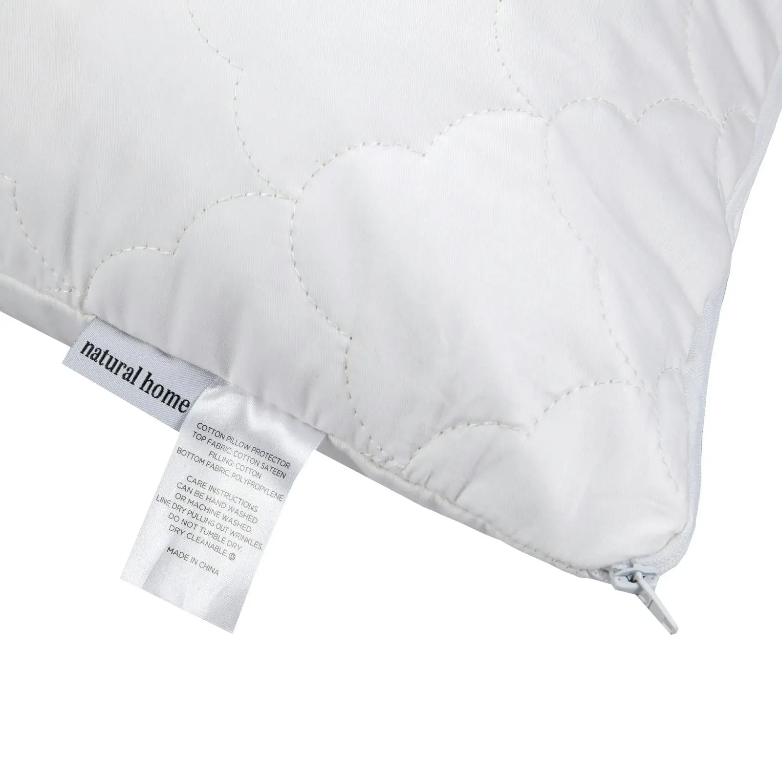 Natural Home Cotton Pillow Protector King