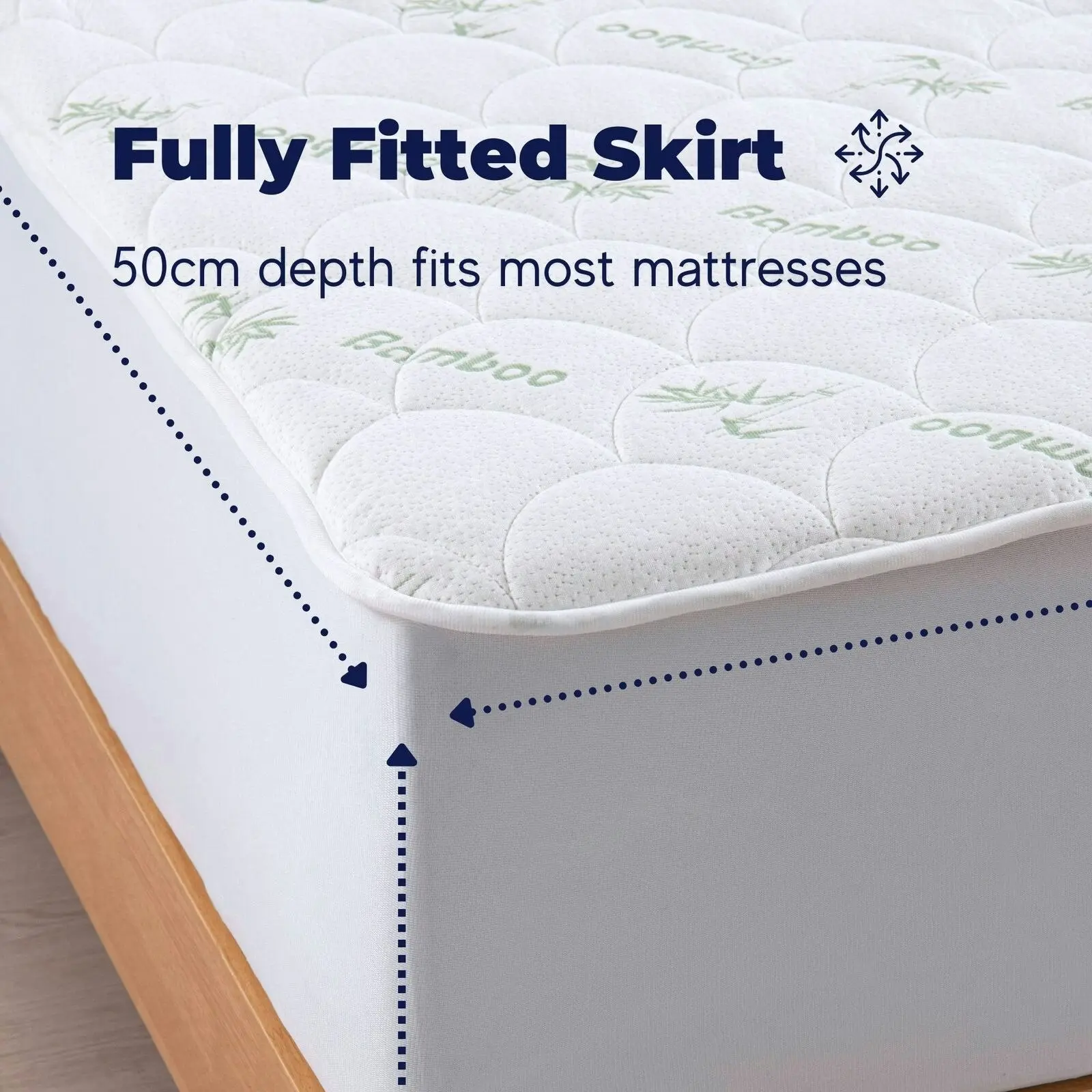 Dreamaker Bamboo Quilted Electric Blanket - Super King Bed