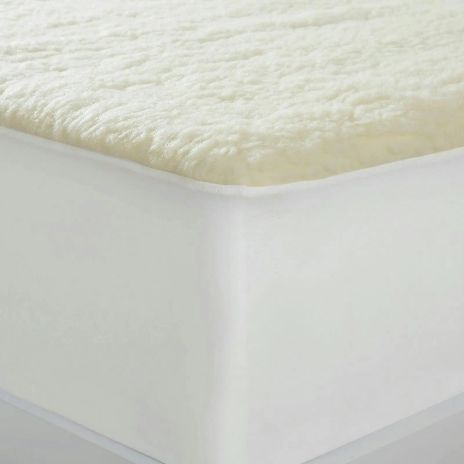 Dreamaker 300GSM Wool Fleece Mattress Underlay King Single Bed