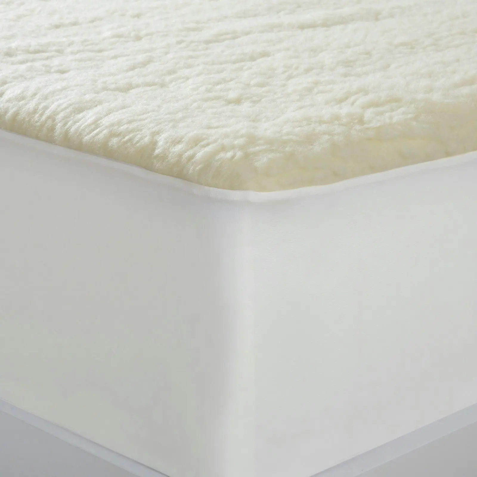 Dreamaker 300GSM Wool Fleece Mattress Underlay King Single Bed