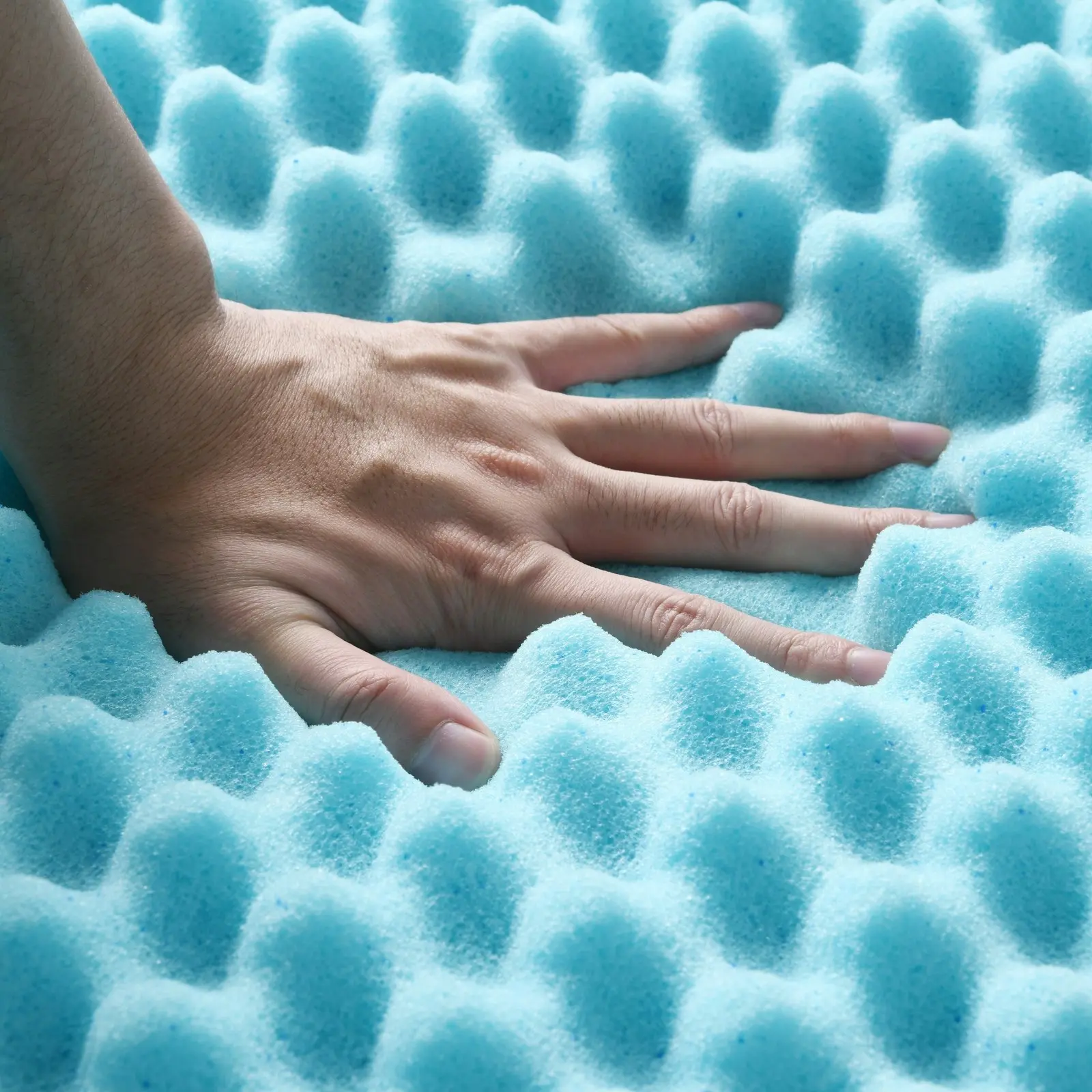 Dreamaker Gel Infused Convoluted Memory Foam Underlay Single Bed