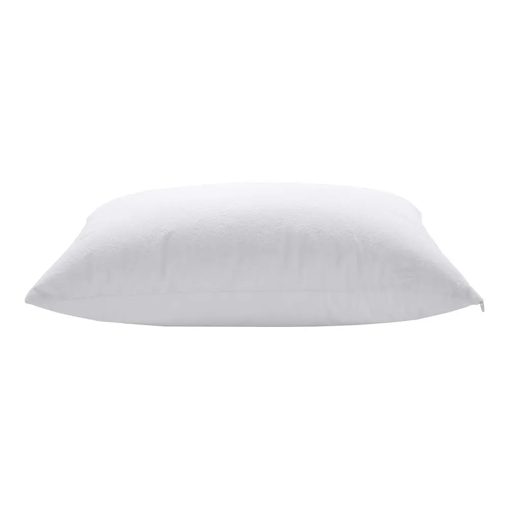 Dreamaker Bamboo Terry Towelling Waterproof Pillow Protector - Standard 48 X 73 Cm (2 Pack)