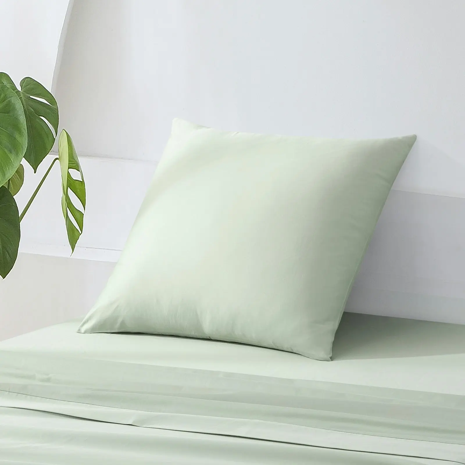 ESSN 500TC Cotton Sateen Euro Pillowcase Sage