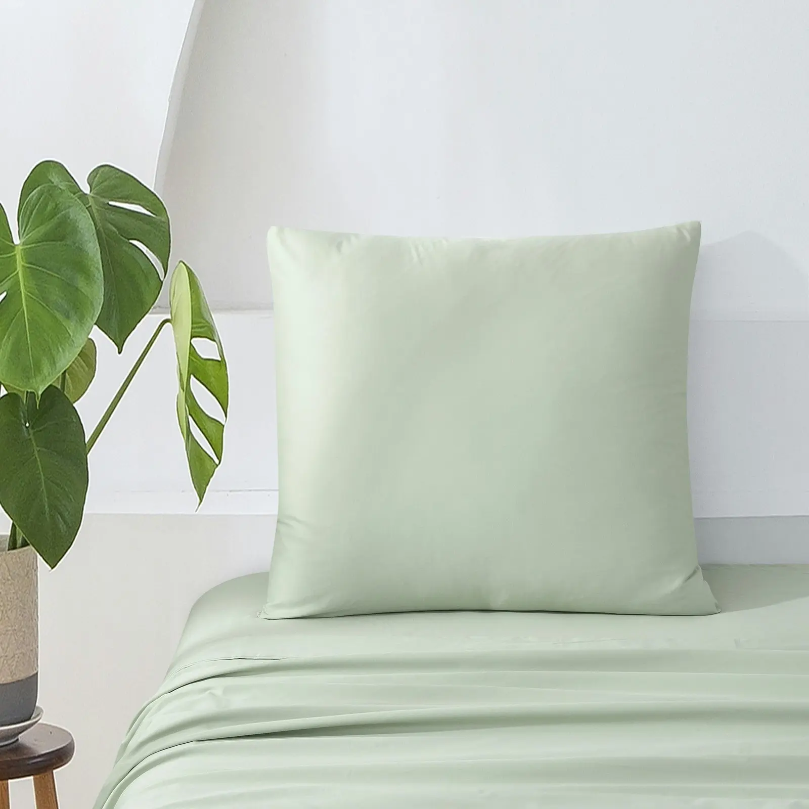 ESSN 500TC Cotton Sateen Euro Pillowcase Sage