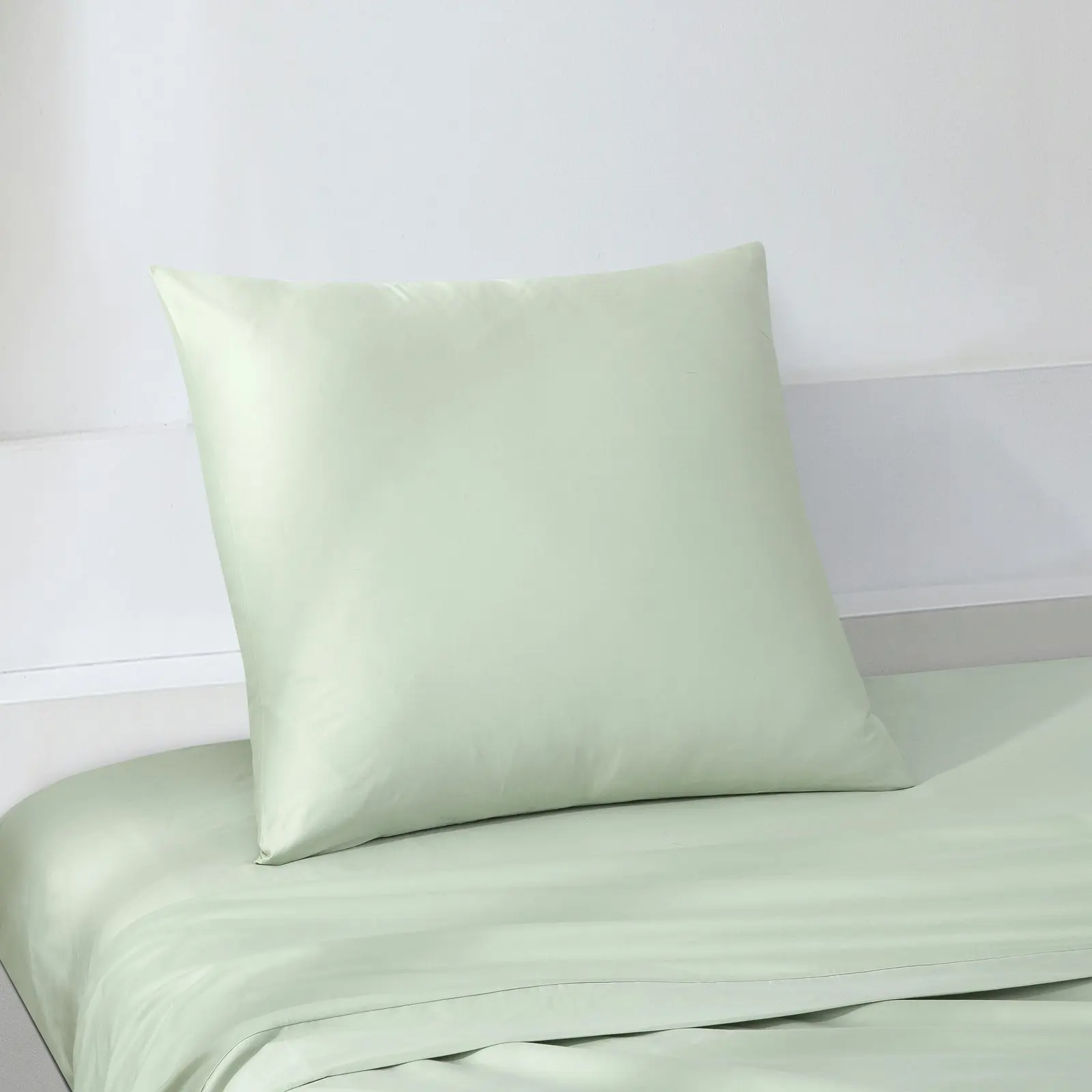 ESSN 500TC Cotton Sateen Euro Pillowcase Sage