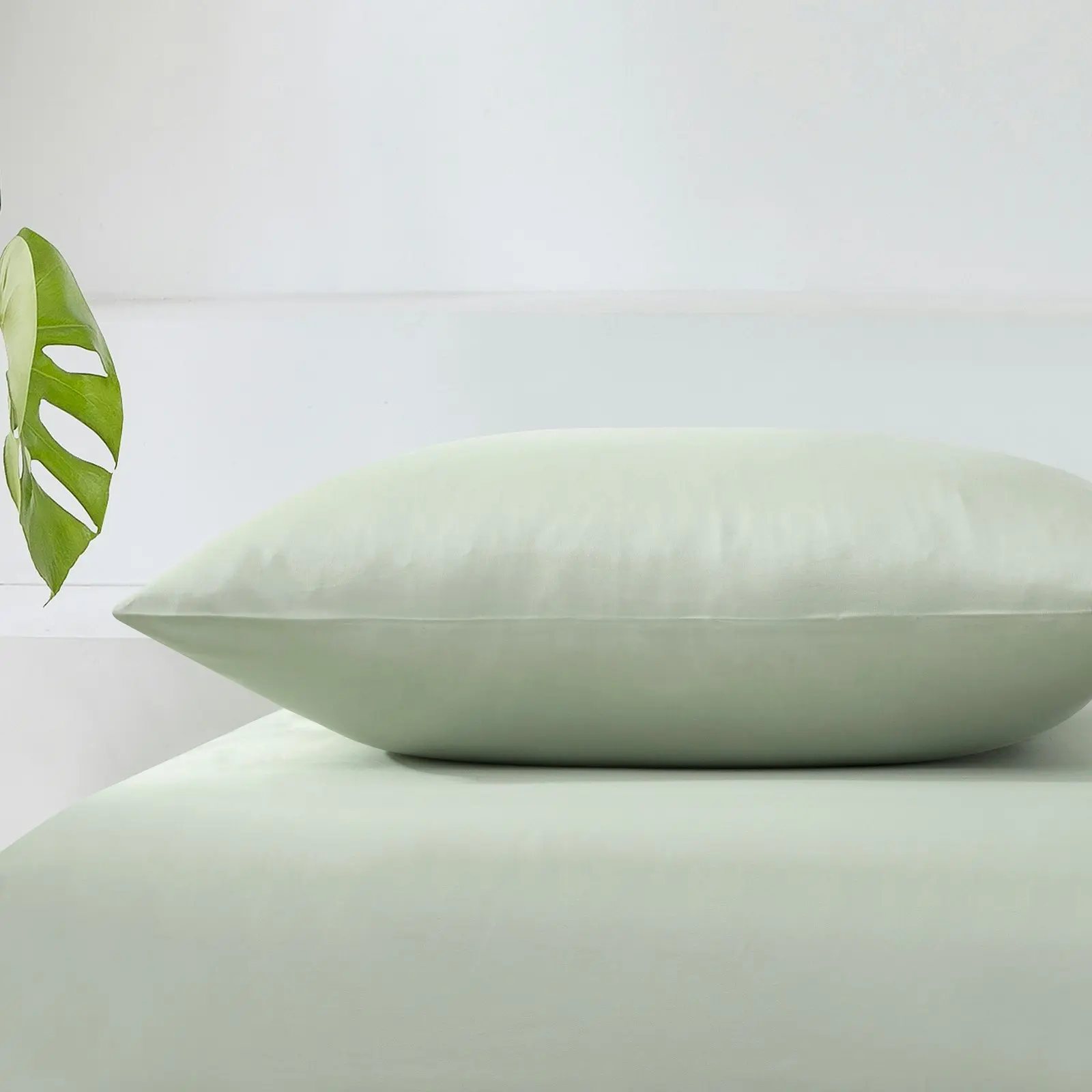 ESSN 500TC Cotton Sateen Euro Pillowcase Sage