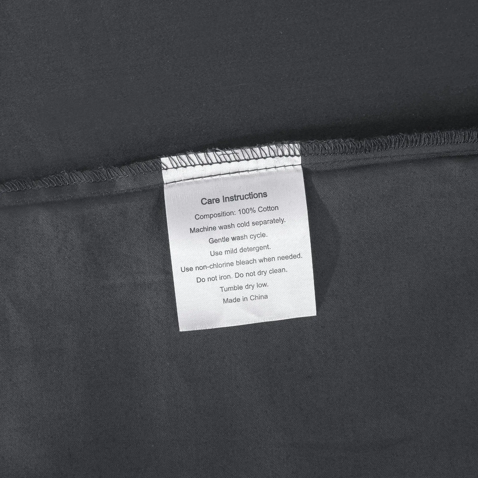 ESSN 500TC Cotton Sateen Euro Pillowcase Charcoal