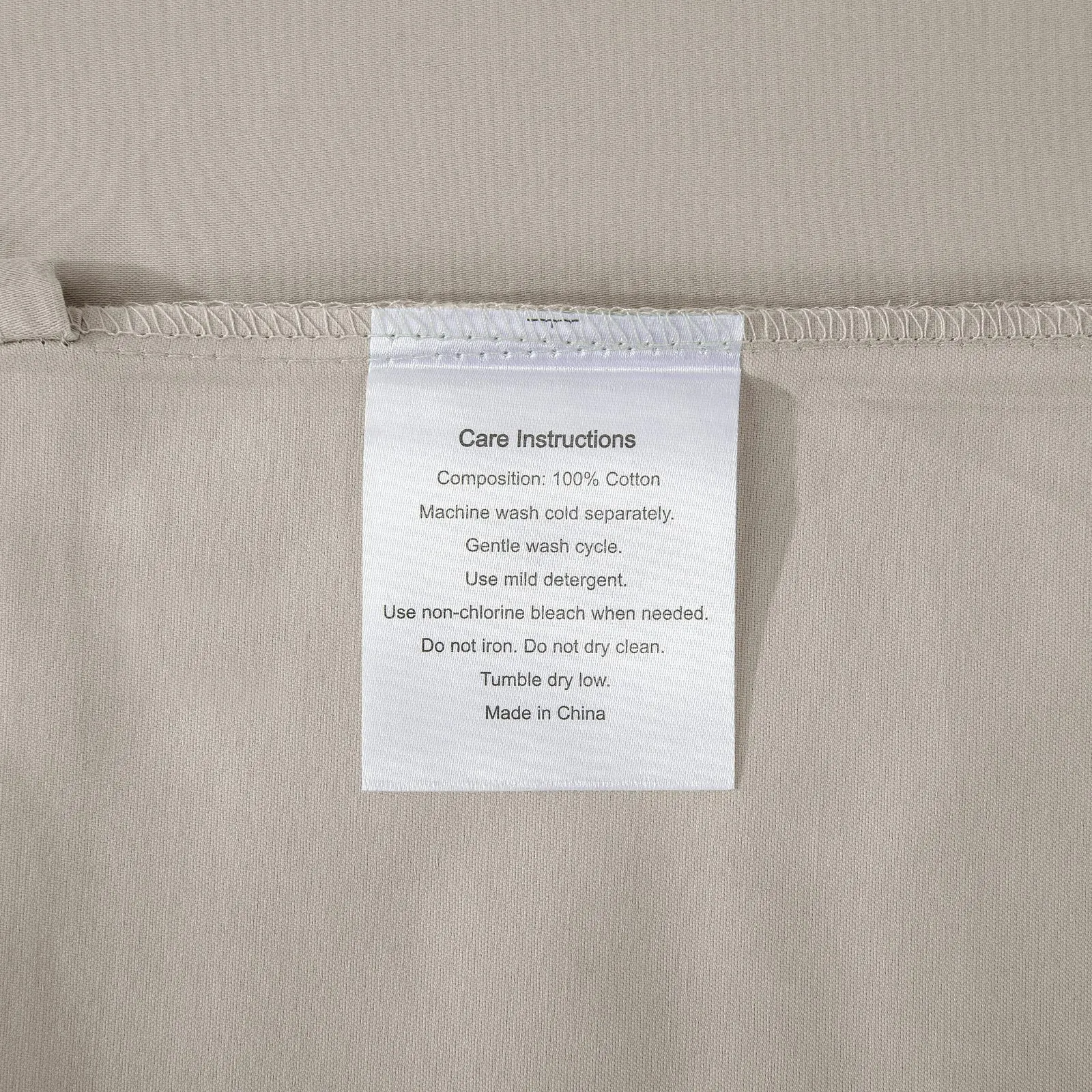 ESSN 500TC Cotton Sateen Euro Pillowcase  Stone