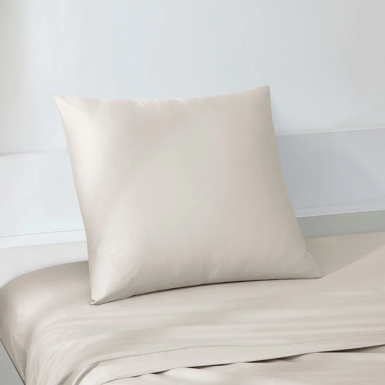 ESSN 500TC Cotton Sateen Euro Pillowcase  Stone