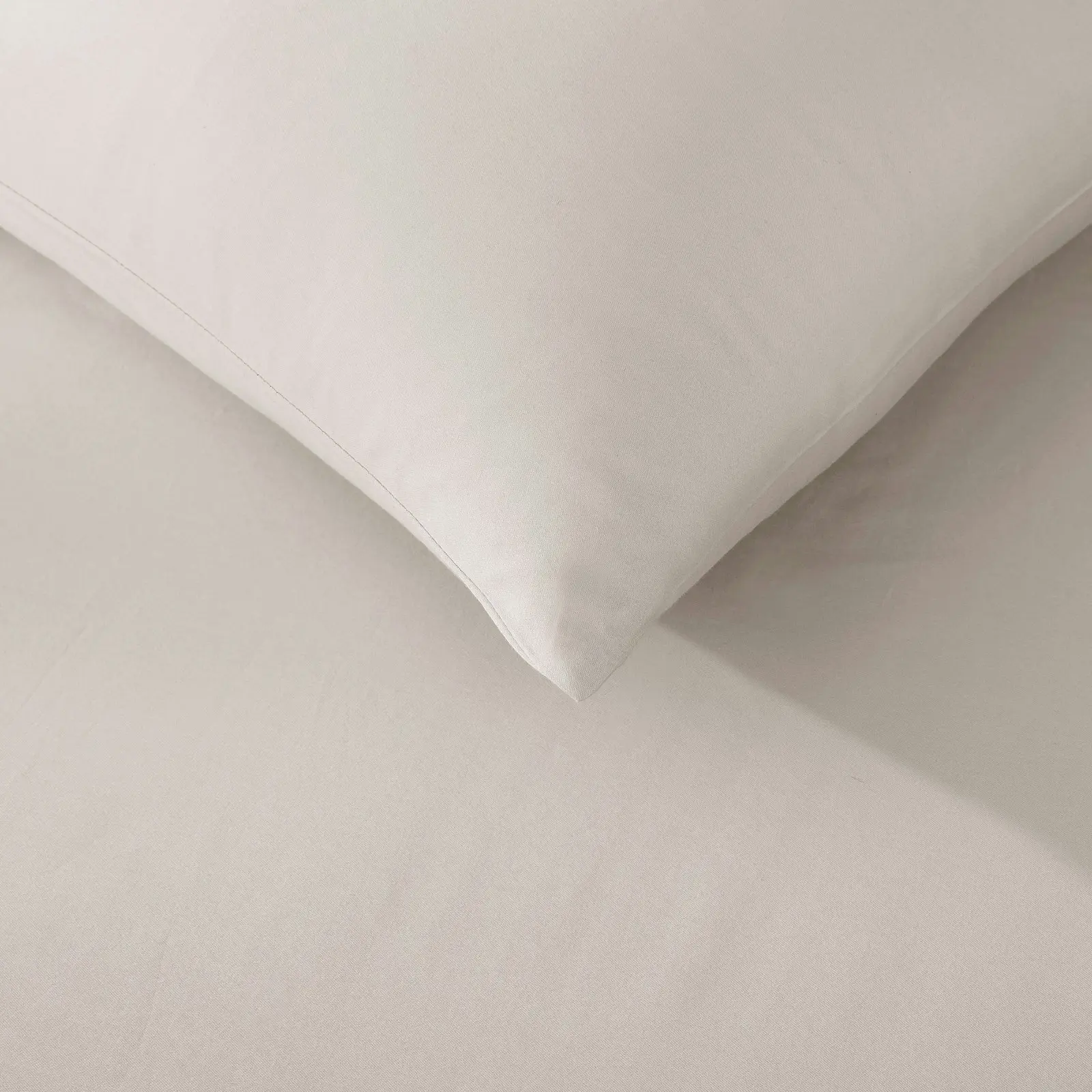 ESSN 500TC Cotton Sateen Euro Pillowcase  Stone