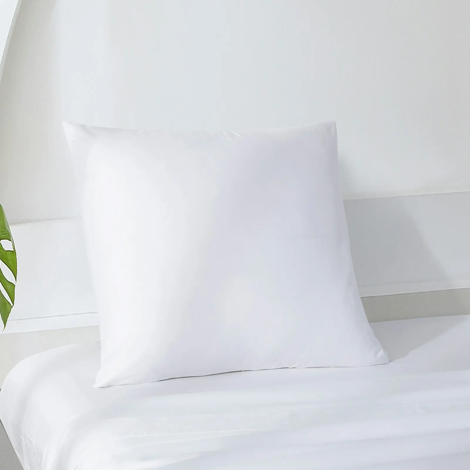 ESSN 500TC Cotton Sateen Euro Pillowcase White