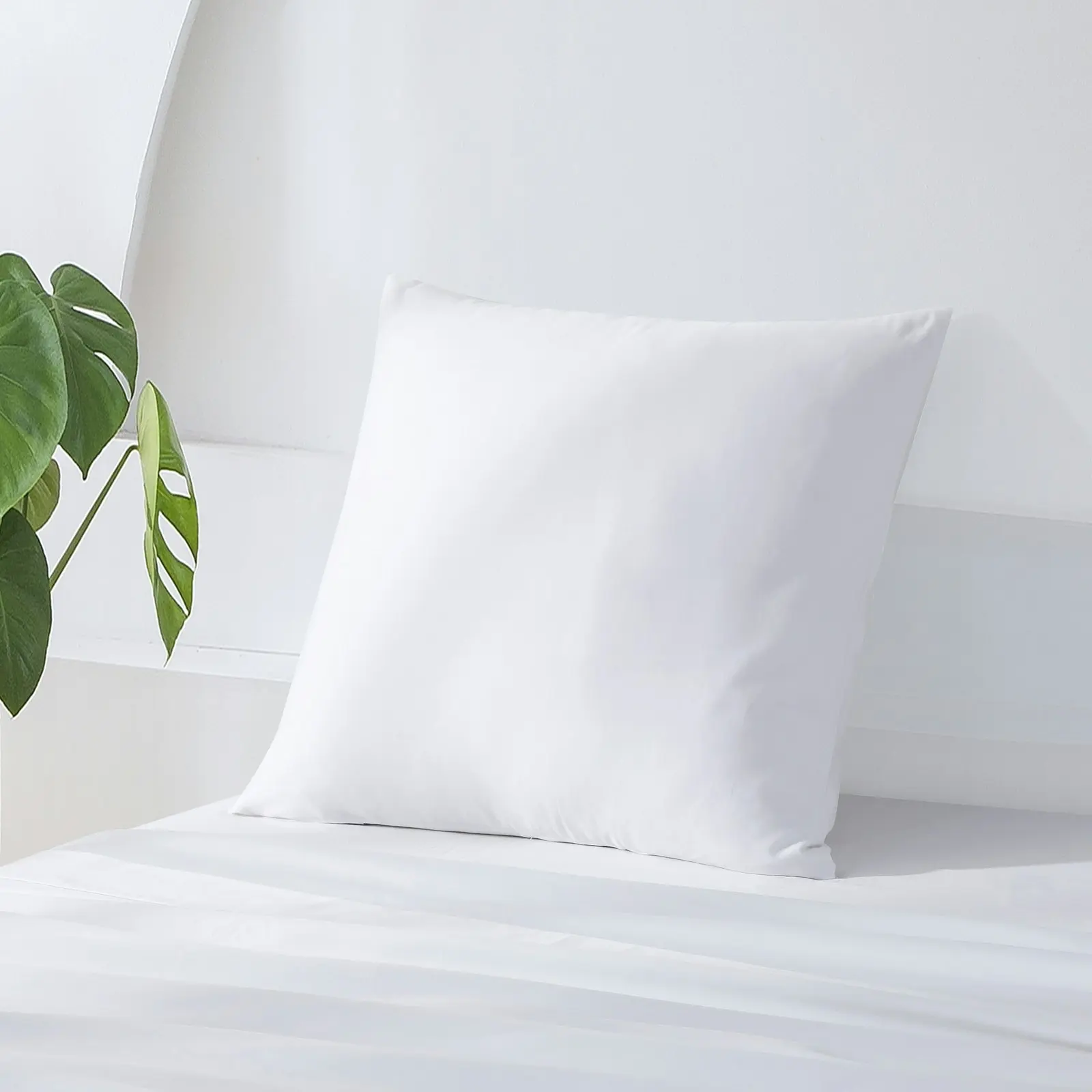 ESSN 500TC Cotton Sateen Euro Pillowcase White