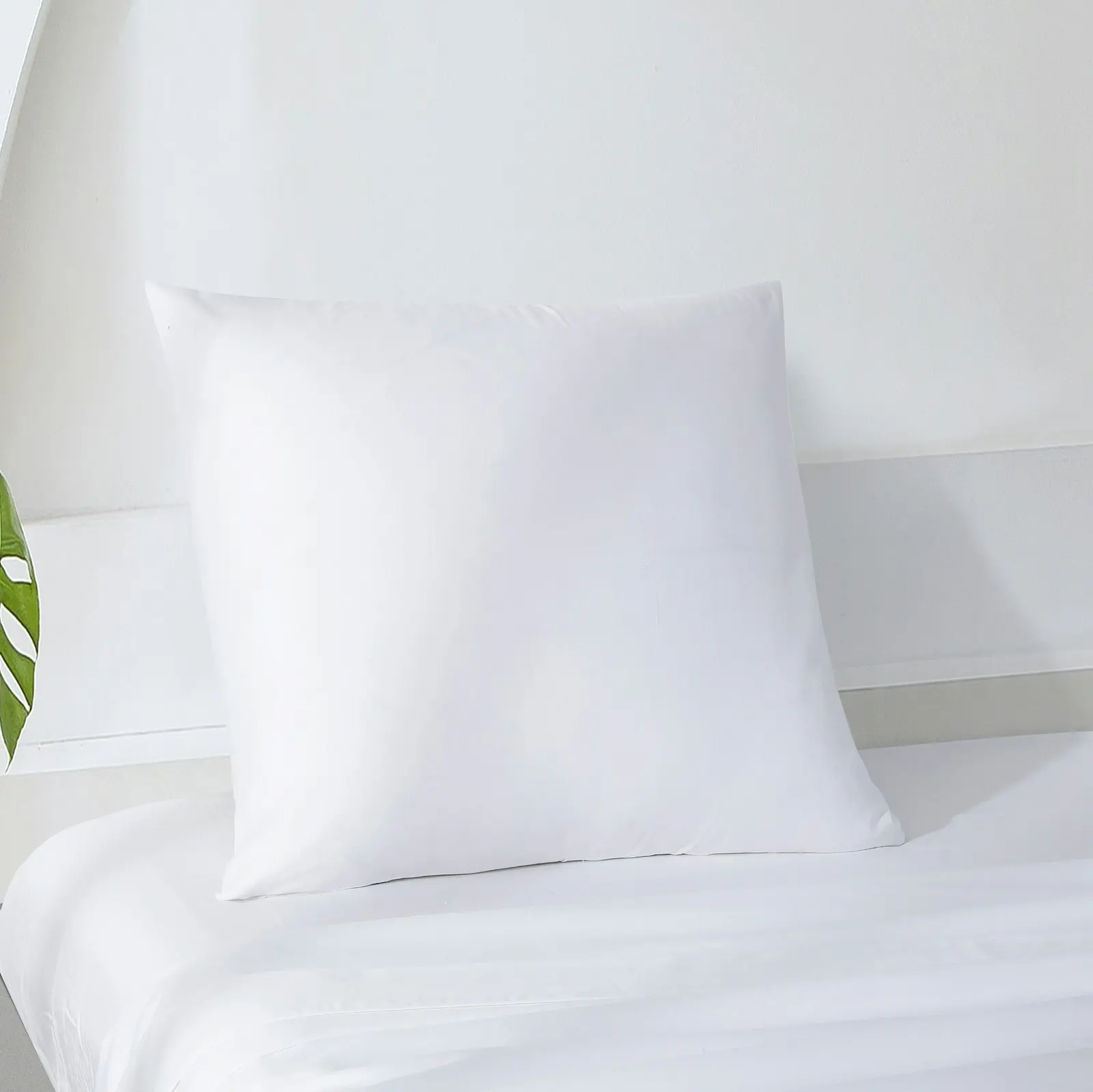 ESSN 500TC Cotton Sateen Euro Pillowcase White