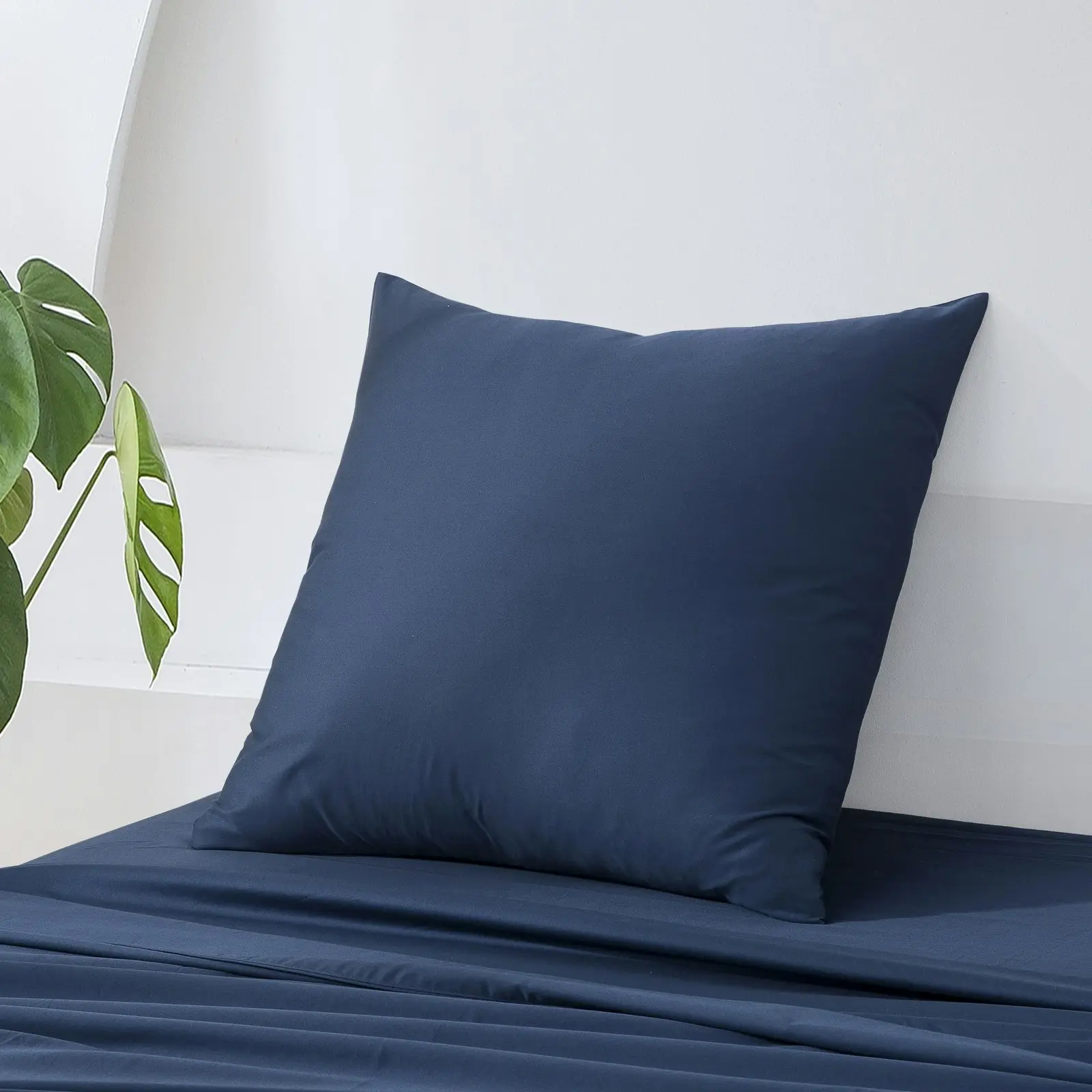 ESSN 500TC Cotton Sateen Euro Pillowcase Navy