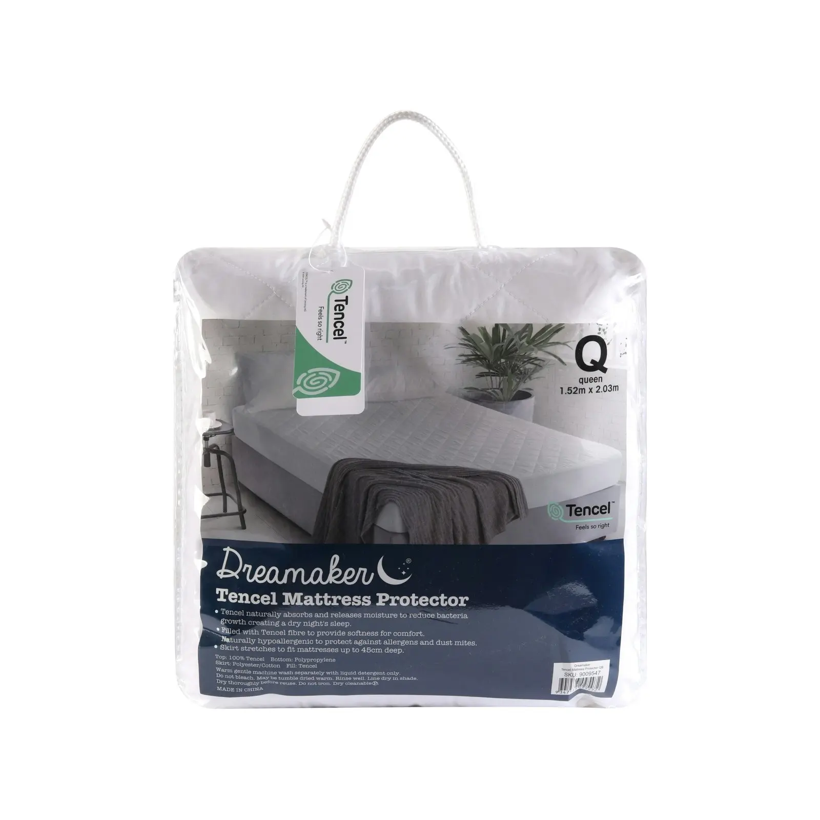 Dreamaker Tencel Mattress Protector Single Bed