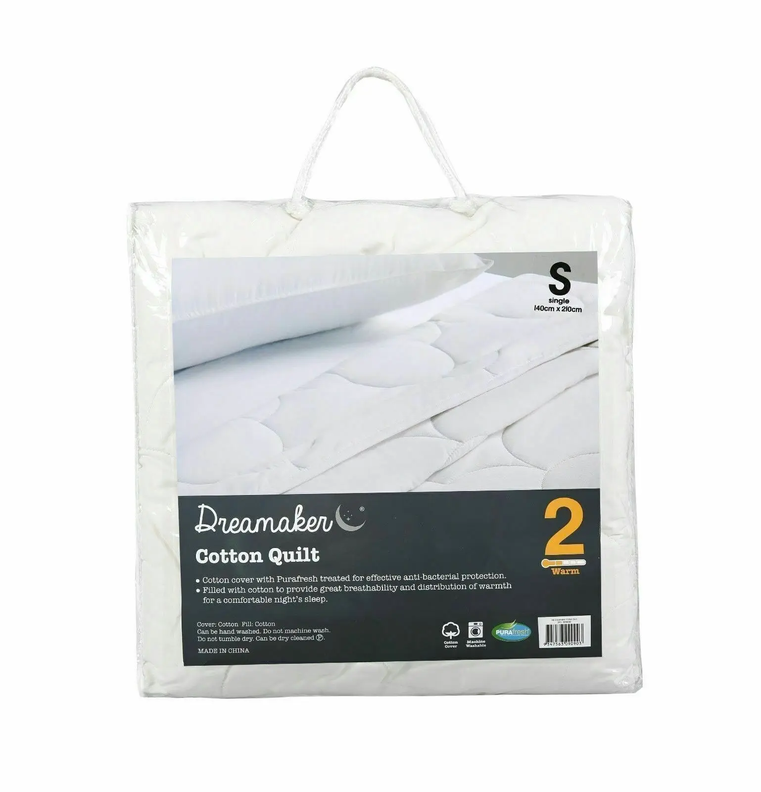 Dreamaker 100% All Season Cotton Quilt - Double Bed