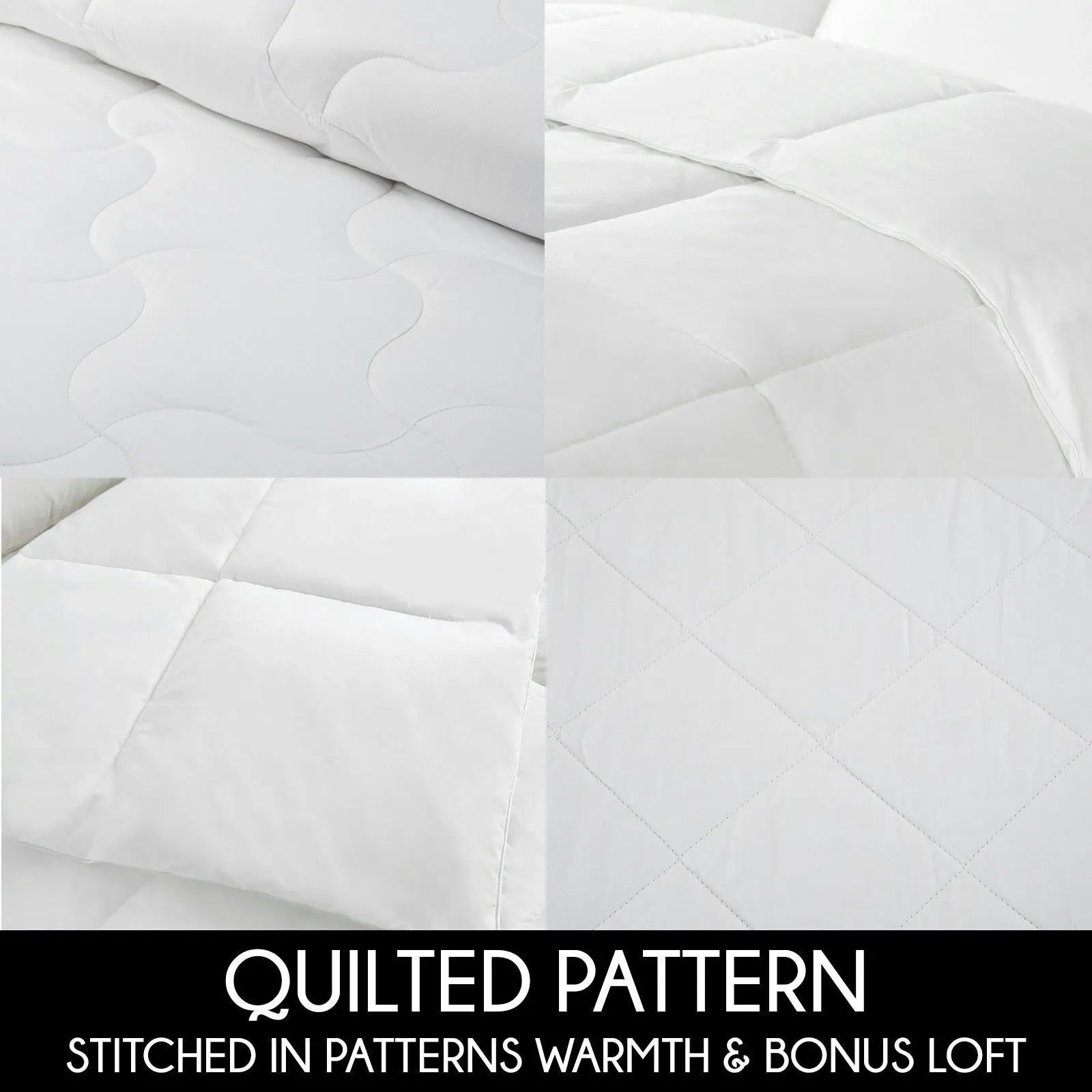 Dreamaker All Season 100% Cotton Quilt Queen Bed