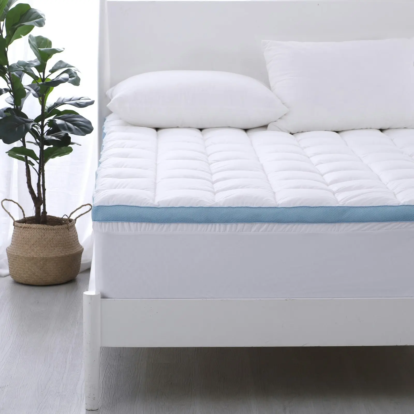 Dreamaker 800GSM Cool Breathe Memory Fibre Mattress Topper Single Bed