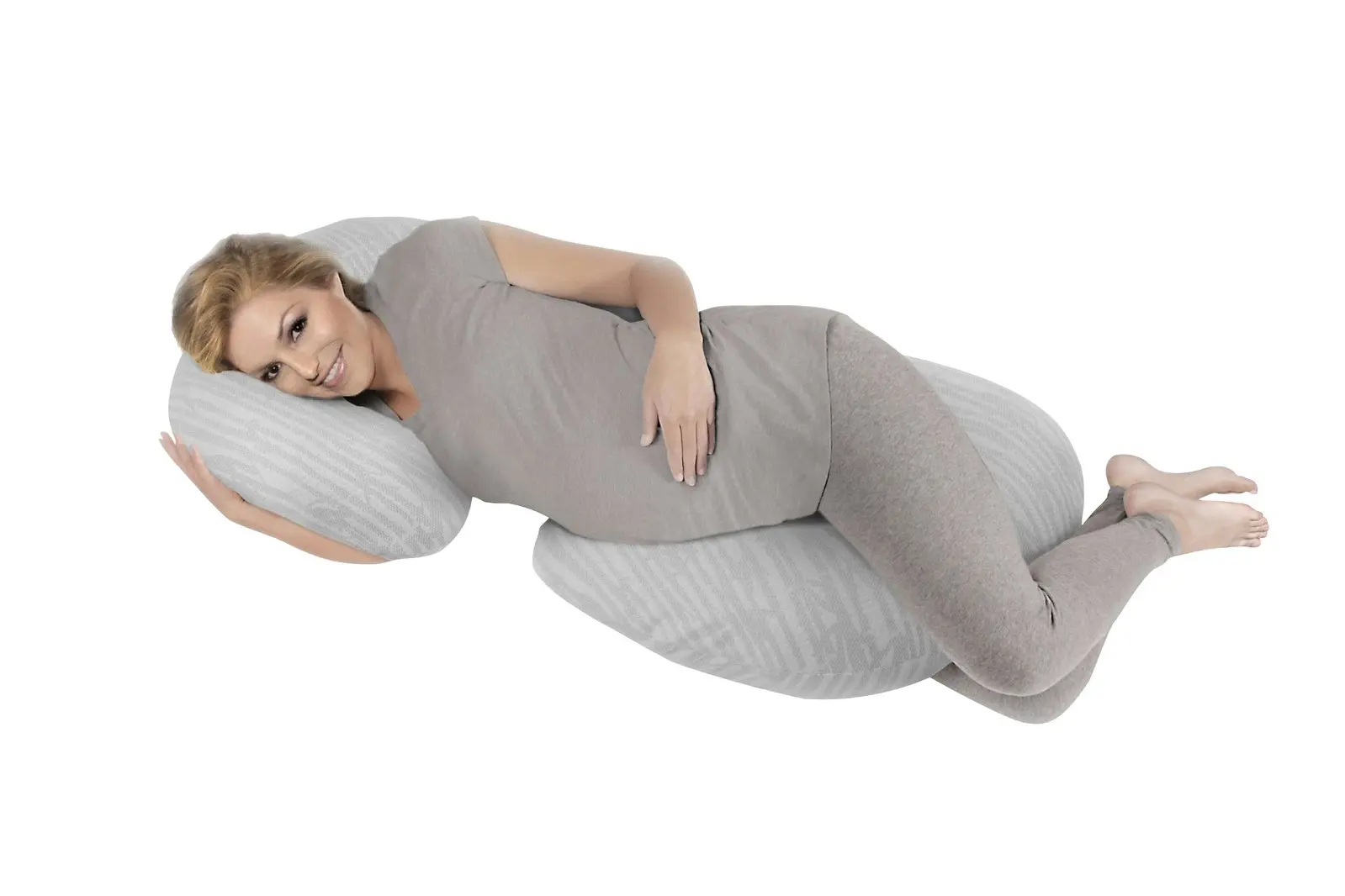 Dreamaker Bamboo Covered C Shape Maternity Pillow