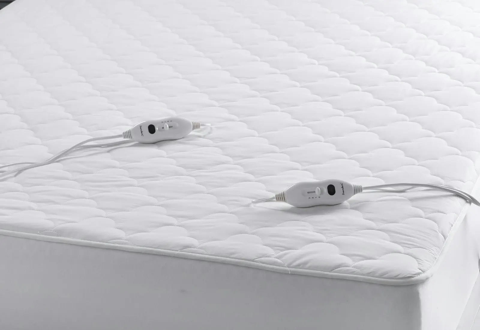 Dreamaker 100% Cotton Quilt Electric Blanket White Double Bed