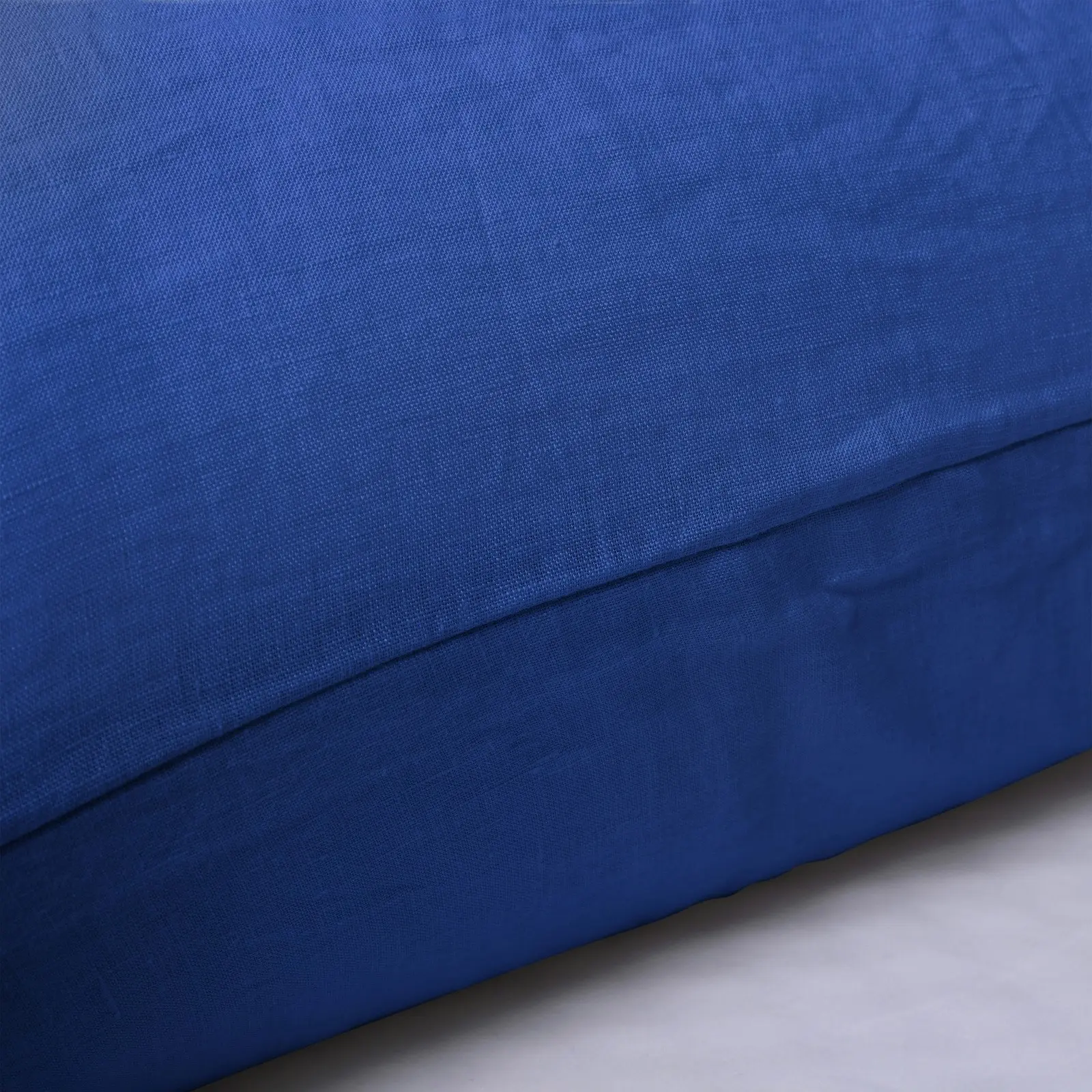 Natural Home 100% European Flax Linen Euro Pillowcase DEEP BLUE