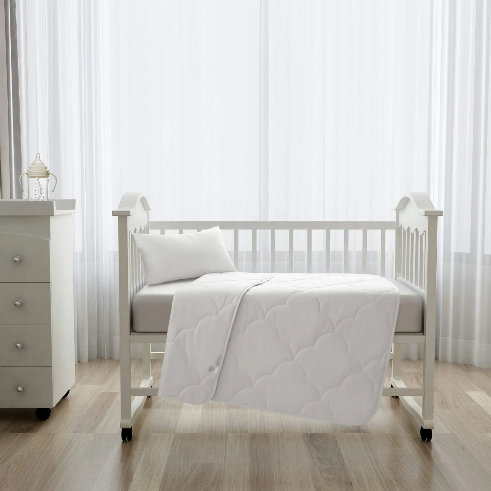 Natural Home Summer Cotton Quilt 250gsm White COT