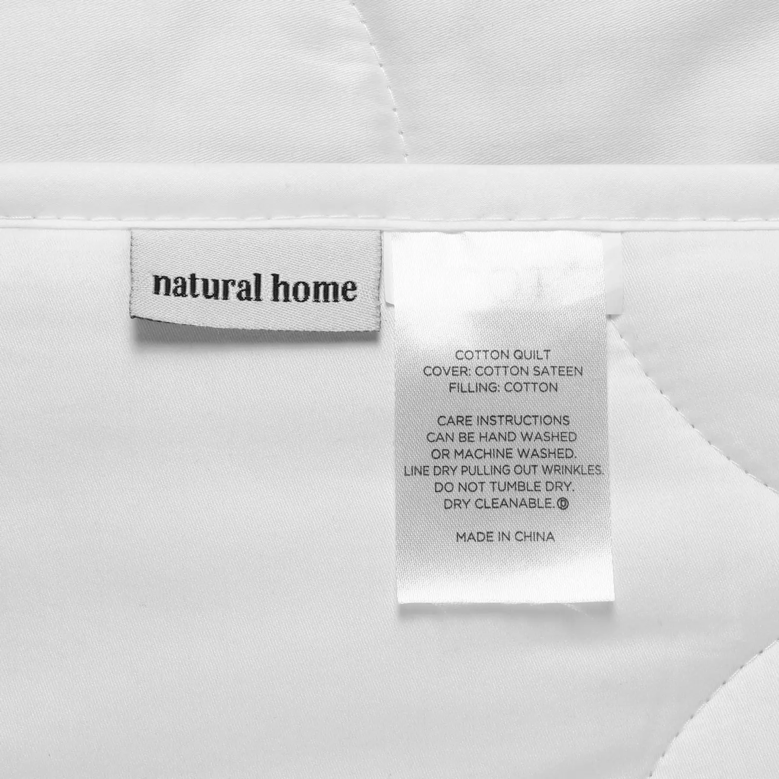 Natural Home Summer Cotton Quilt 250gsm White COT