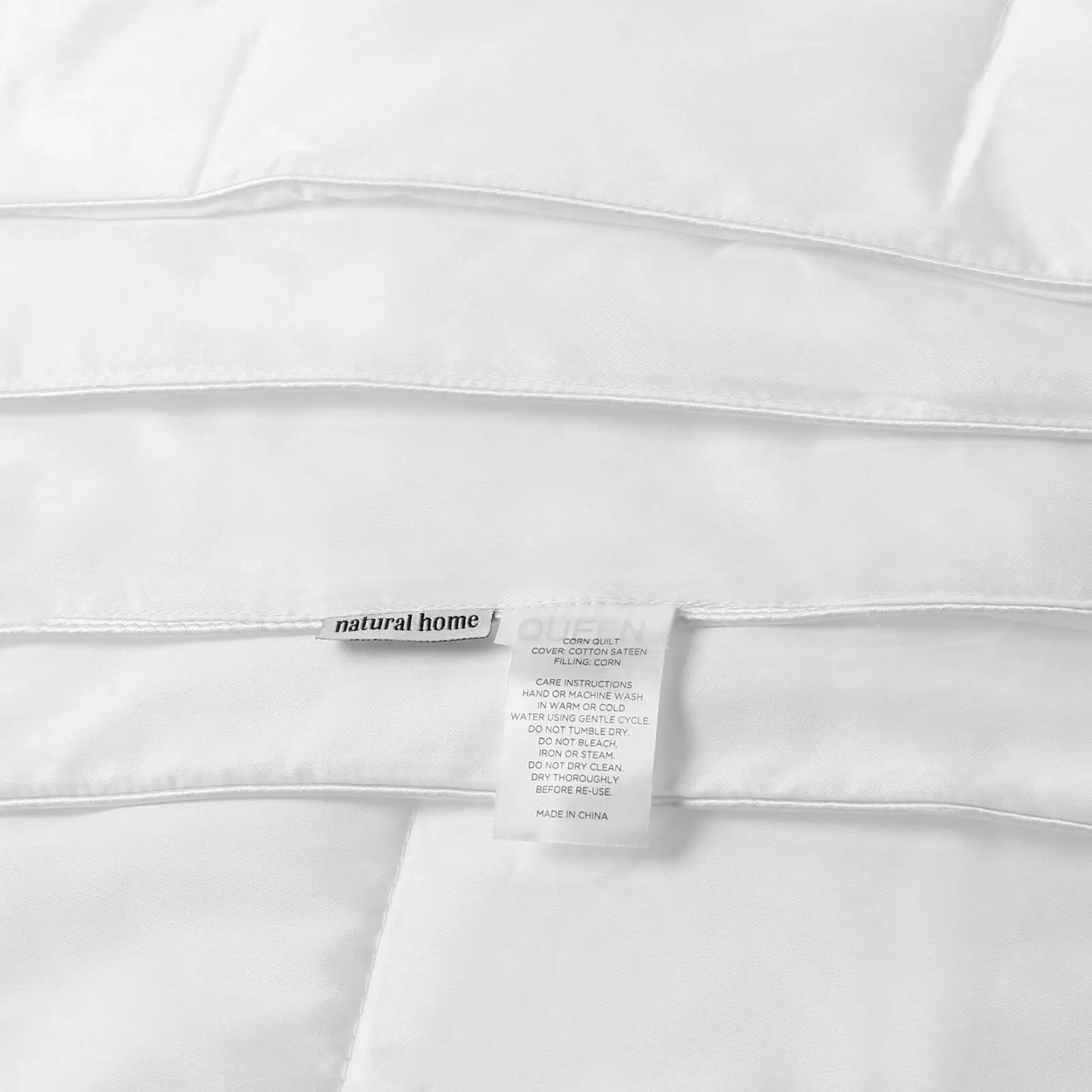 Natural Home Winter Tencel Quilt 450gsm - White - Queen Bed